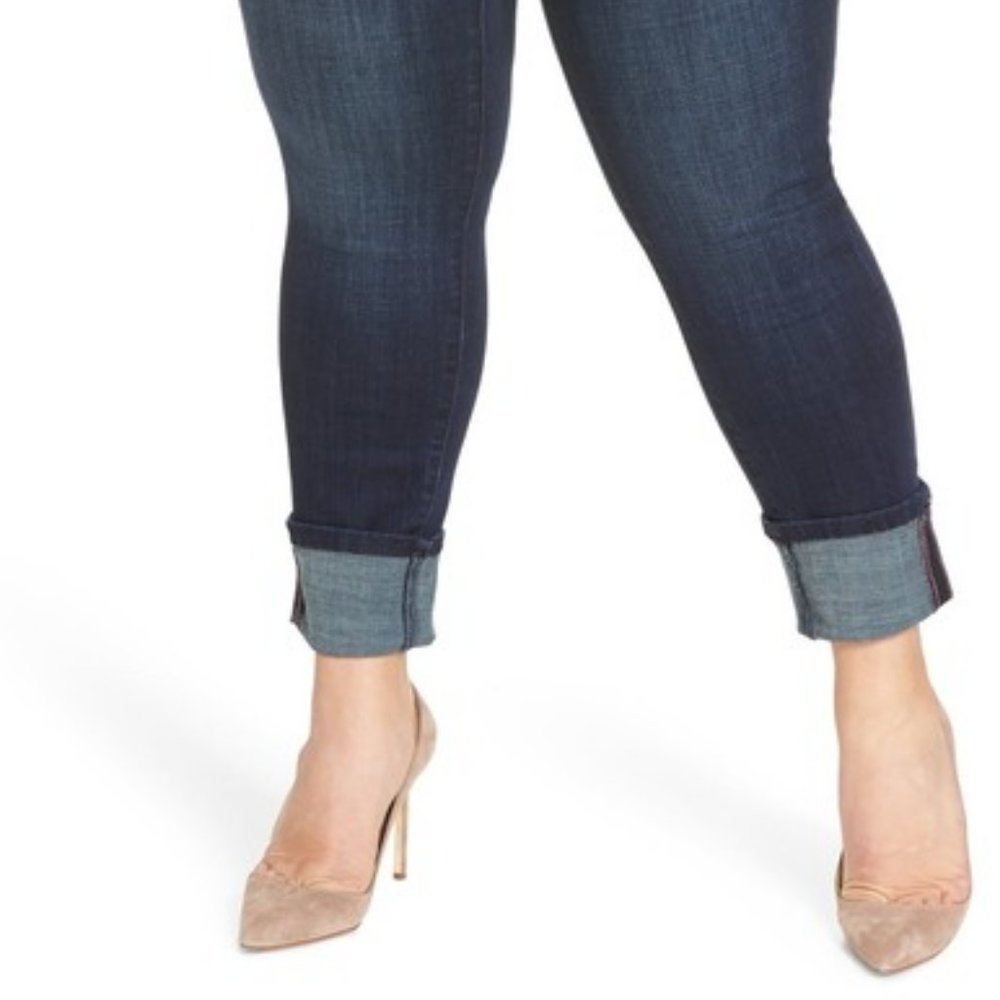 Maddie Cuff Skinny Jeans (Plus Size)